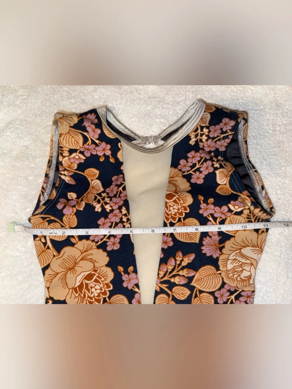 Floral Dance Leotard Girls Size Medium